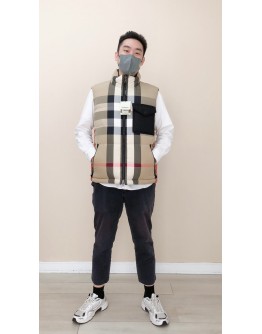 Burberry 8032997 男生雙面經典格紋背心