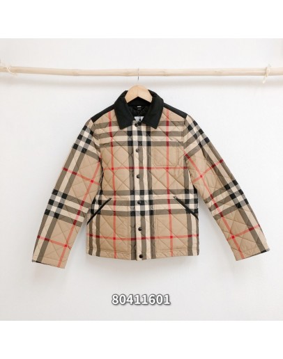 Burberry 8041160 小童 格紋外套