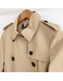 Burberry 8043252 經典雙排鈕扣長版風衣外套