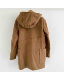 Burberry 8021886 牛角釦羊毛連帽外套