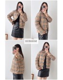 Burberry 8069335 小童格紋胸前口袋外套