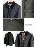 Burberry 8071843 格紋內裡尼龍大衣外套(黑)