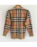 Burberry 8068399 小童經典格紋針織外套