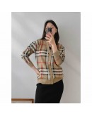 Burberry 8068399 小童經典格紋針織外套