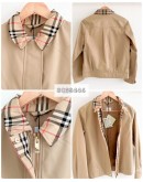 Burberry 8069444 小童格紋領口外套