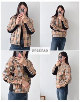 Burberry 8069346 經典格紋小童防風外套