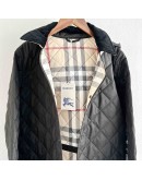 Burberry 8092531 小童連帽鋪棉外套 黑