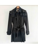 Burberry 3966190 長版風衣外套 黑