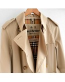 Burberry 8019525 長版風衣外套 Honey