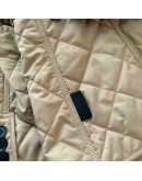 Burberry 8053046 奶茶菱格紋棉質輕型外套