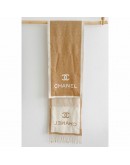 AAA357 雙色羊毛圍巾 奶茶