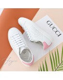 GUCCI 櫻花芝士粉小白鞋
