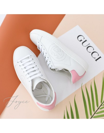 GUCCI 櫻花芝士粉小白鞋