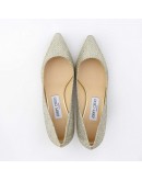 JIMMY CHOO ROMY 4CM 香檳色低跟鞋