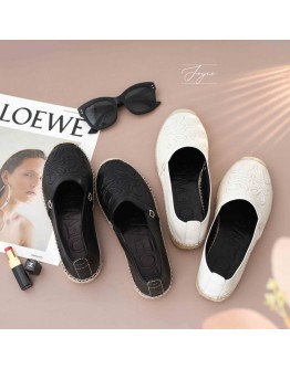 LOEWE 黑色漁夫鞋