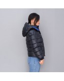 Moncler Zin 小童款雙色拉鍊外套 深藍/電光藍