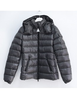 Moncler Bady 大人款拉鍊連帽外套 鐵灰