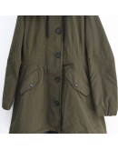 Moncler Monticole 連帽釦子拉鍊外套 墨綠