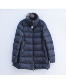Moncler Torcon 天鵝絨立領拉鍊外套 灰