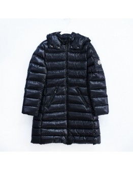 Moncler Moka 小童款連帽拉鍊外套 黑