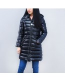 Moncler Moka 小童款連帽拉鍊外套 黑