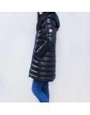 Moncler Moka 小童款連帽拉鍊外套 黑