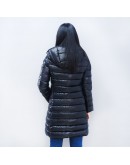 Moncler Moka 小童款連帽拉鍊外套 黑