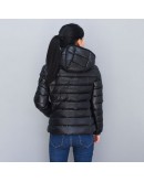 Moncler Bady 小童款連帽拉鍊外套 黑