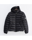 Moncler Bady 小童款連帽拉鍊外套 黑