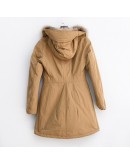 Moncler Monticole 連帽釦子/拉鍊外套 深卡其