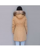 Moncler Monticole 連帽釦子/拉鍊外套 深卡其