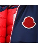 Moncler Airon 小童款拉鍊連帽外套 藍*紅