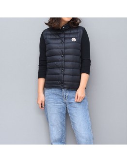 Moncler Liane 大人釦式背心 黑