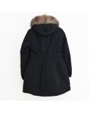 Moncler Monticole 連帽釦子拉鍊外套 黑