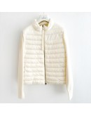 Moncler Cardigan Tricot 針織羽絨外套 白