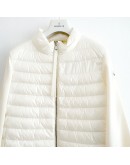 Moncler Cardigan Tricot 針織羽絨外套 白