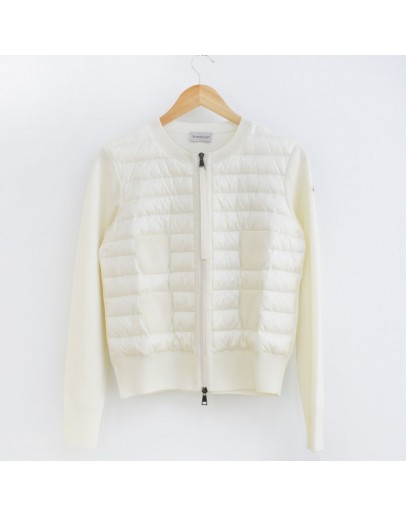 Moncler Cardigan Tricot 針織四口袋 白