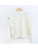 Moncler Cardigan Tricot 針織四口袋 白