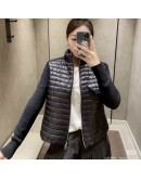Moncler Cardigan 羽絨袖針織立領外套 黑