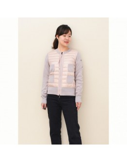 Moncler Cardigan Tricot 針織四口袋 粉藕色