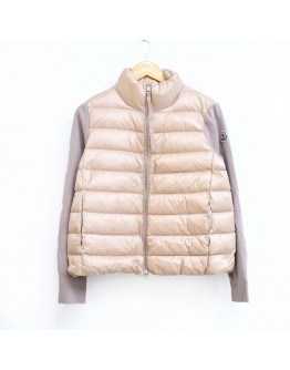 Moncler Cardigan Tricot 針織羽絨外套 藕粉