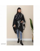 Moncler羽絨圍巾深灰披肩