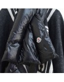 Moncler羽絨圍巾深灰披肩