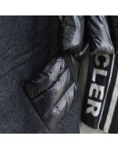 Moncler羽絨圍巾深灰披肩