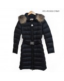 Moncler Tinuviel 腰釦長版雨絨衣