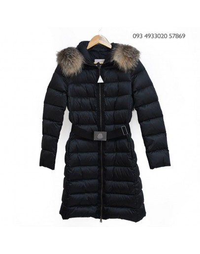 Moncler Tinuviel 腰釦長版雨絨衣