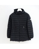 Moncler Ments 長款羽絨外套 黑