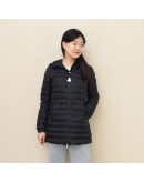 Moncler Ments 長款羽絨外套 黑