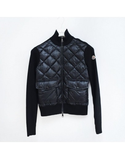Moncler Cardigan 羽絨針織拼接拉鍊外套
