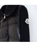 Moncler Cardigan  女款黑色羽絨針織外套  
